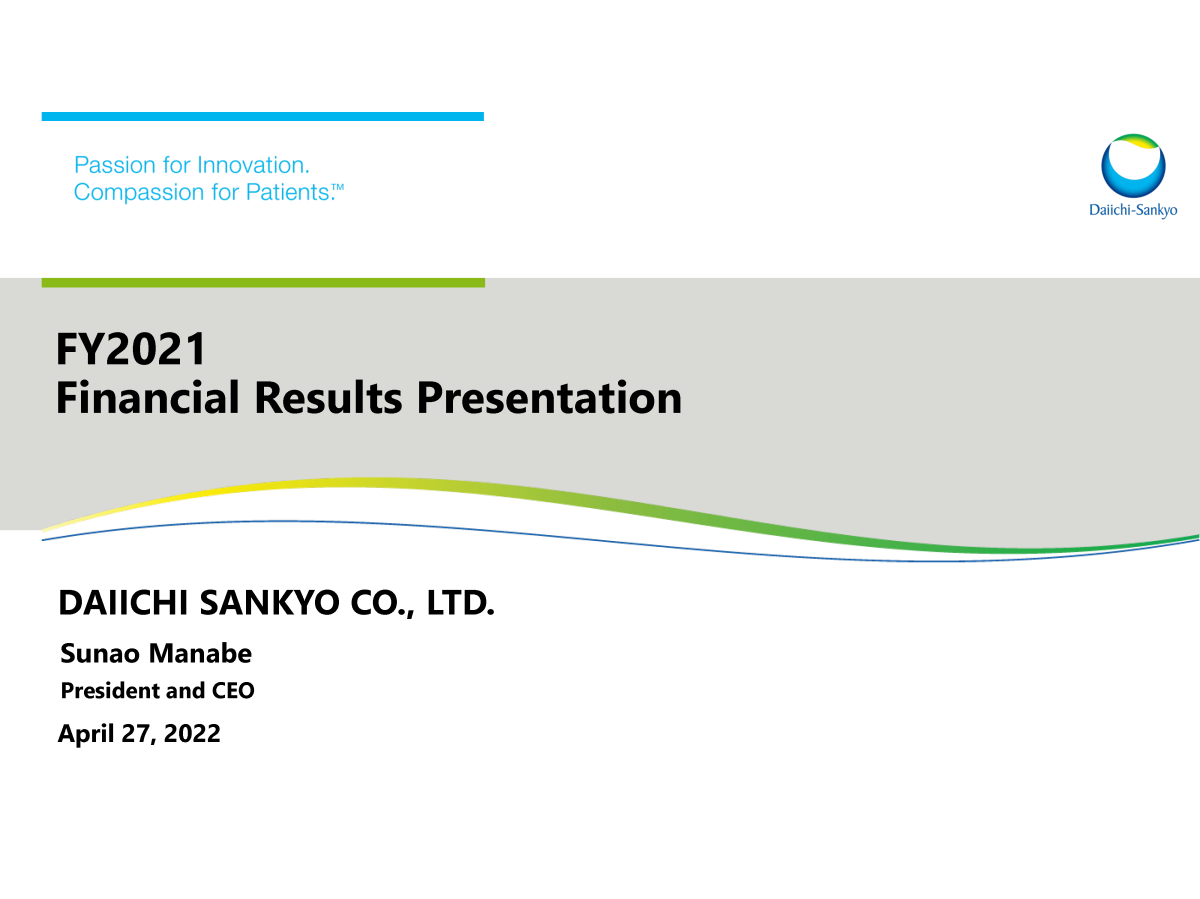 FY2021 Financial Results Presentation