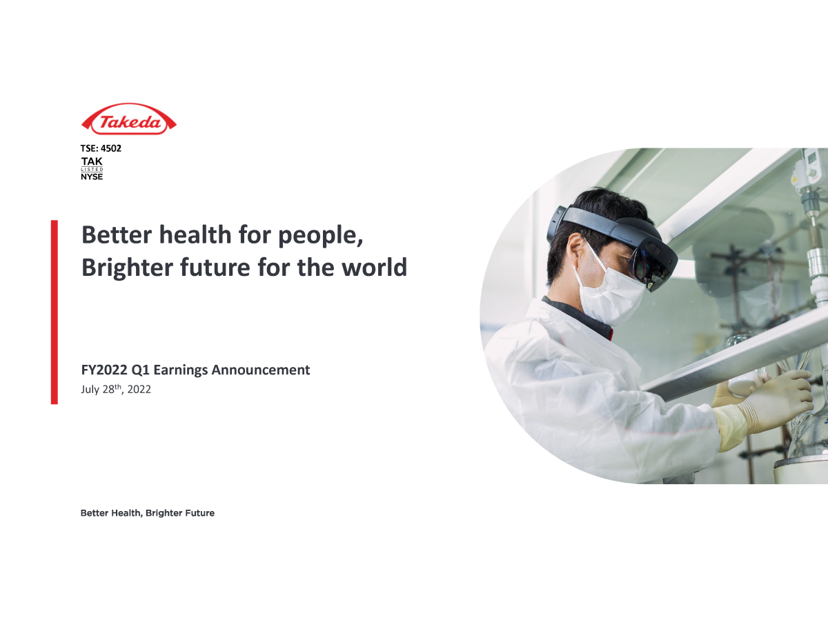 FY2022 Q1 Earnings Announcement