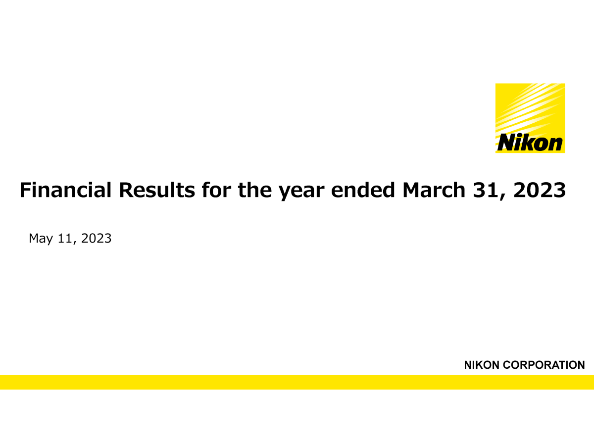 Financial Results for the year ended March 31, 2023