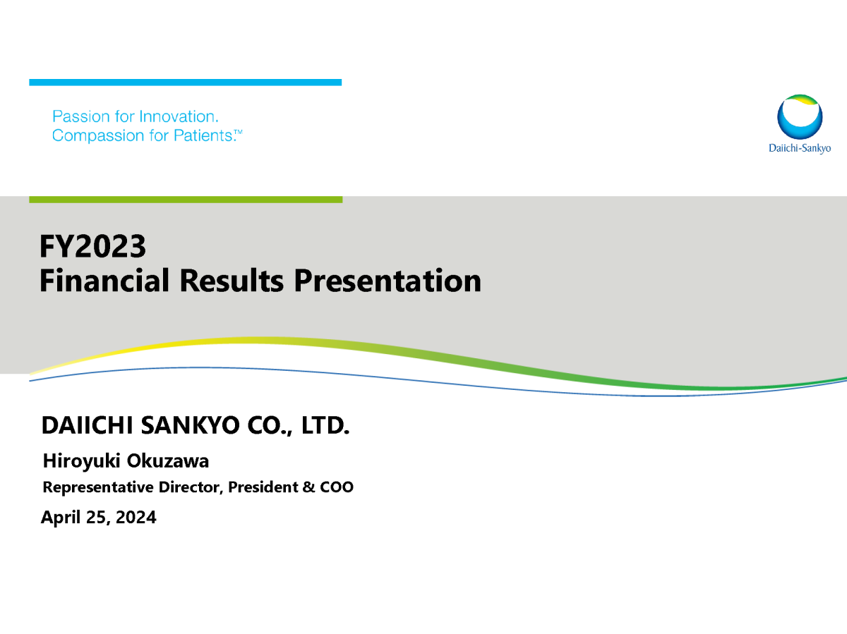 FY2023 Financial Results Presentation