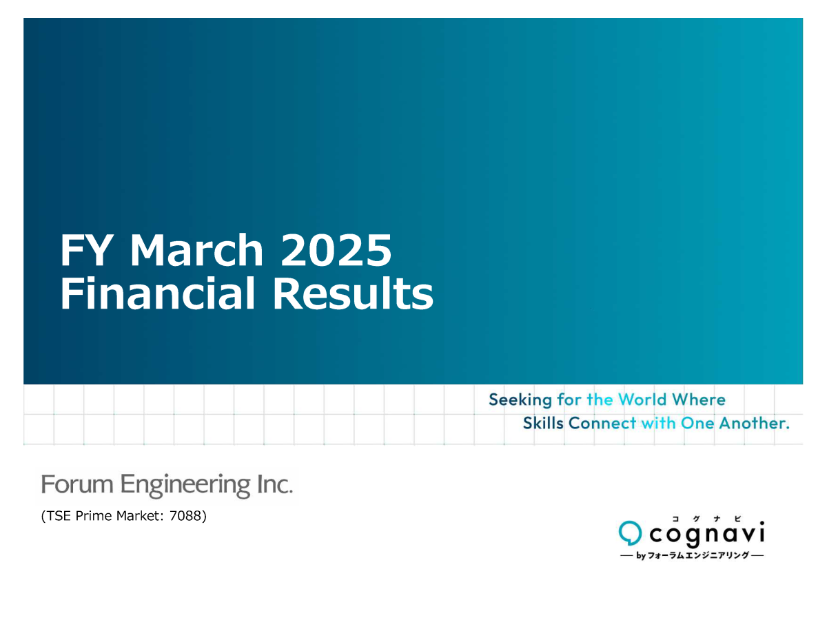FY March 2025 Financial Results